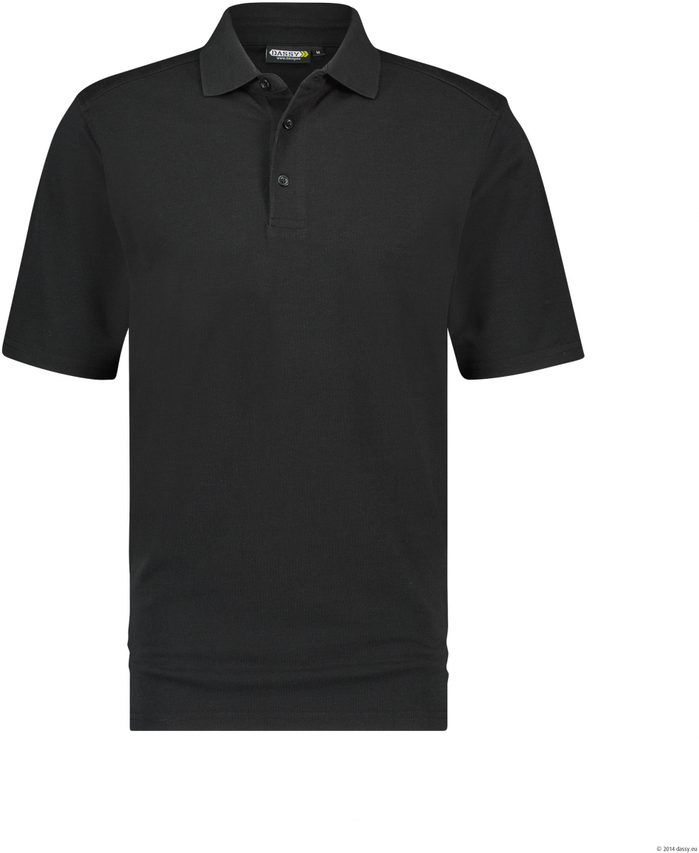 DASSY-Poloshirt HUGO, 220 g/m², schwarz