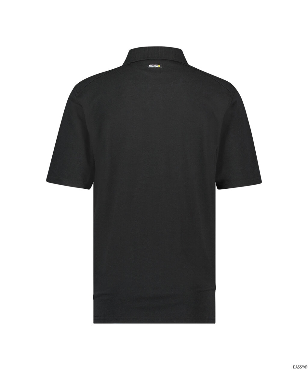 DASSY-Poloshirt HUGO, 220 g/m², schwarz