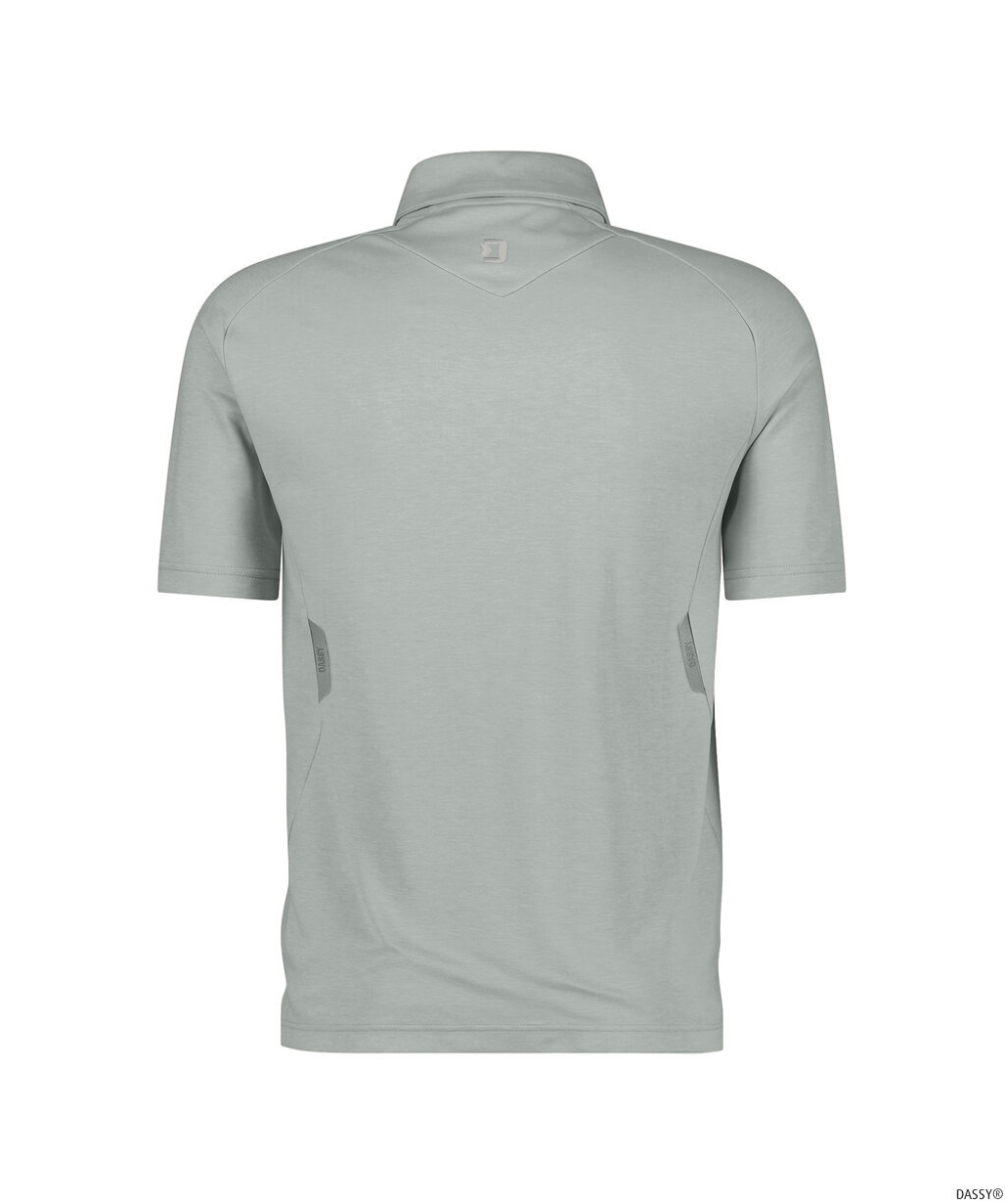 DASSY-Poloshirt MADIDI, 200g/m², miragegrau