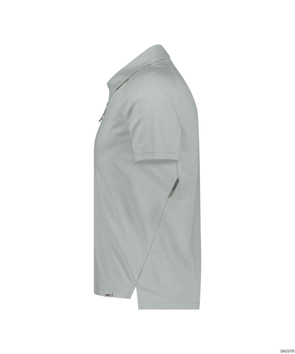 DASSY-Poloshirt MADIDI, 200g/m², miragegrau
