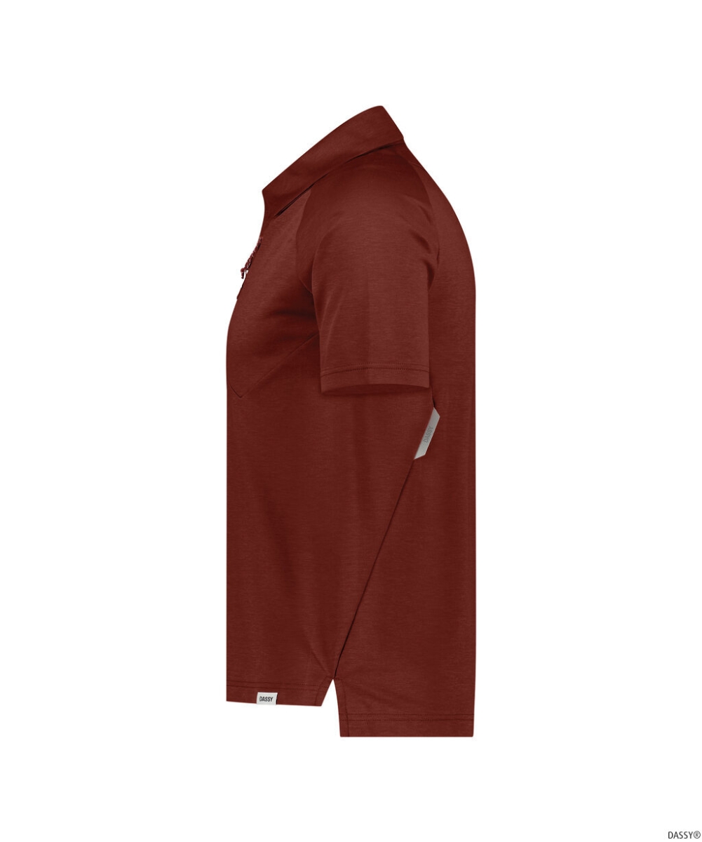 DASSY-Poloshirt MADIDI, 200g/m², gebranntes ziegelrot