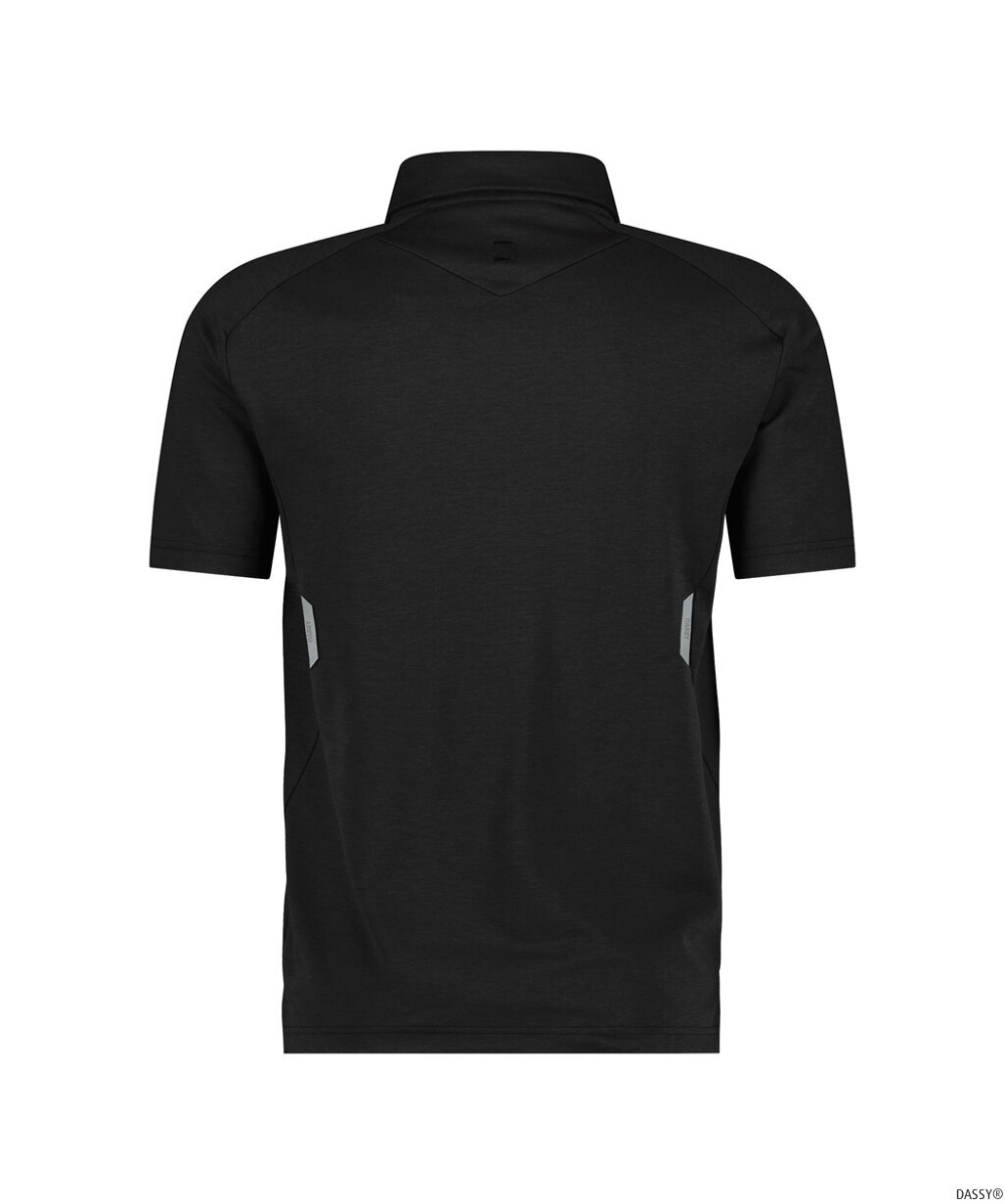 DASSY-Poloshirt MADIDI, 200g/m², schwarz
