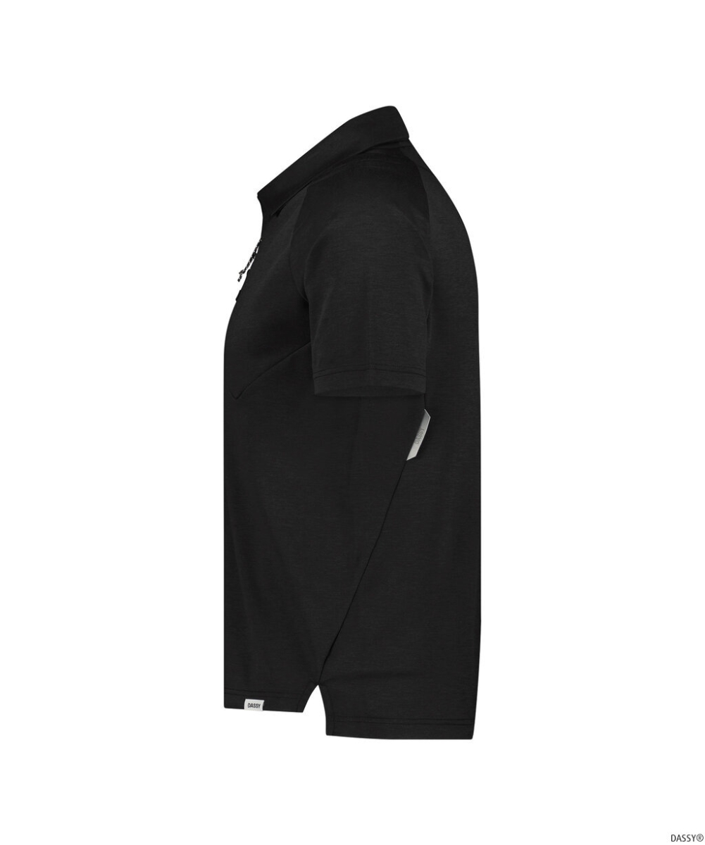 DASSY-Poloshirt MADIDI, 200g/m², schwarz