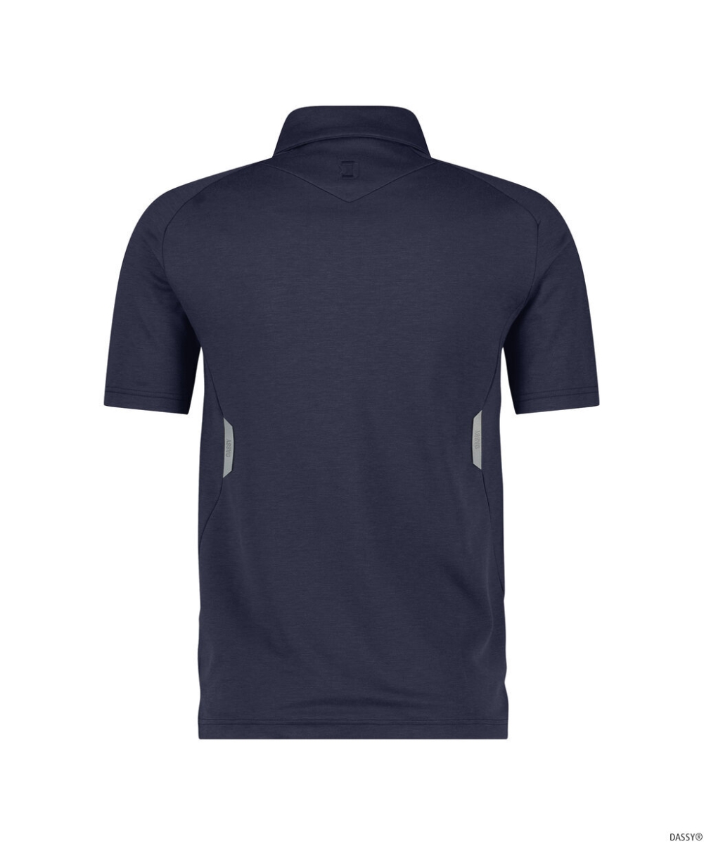 DASSY-Poloshirt MADIDI, 200g/m², nachtblau
