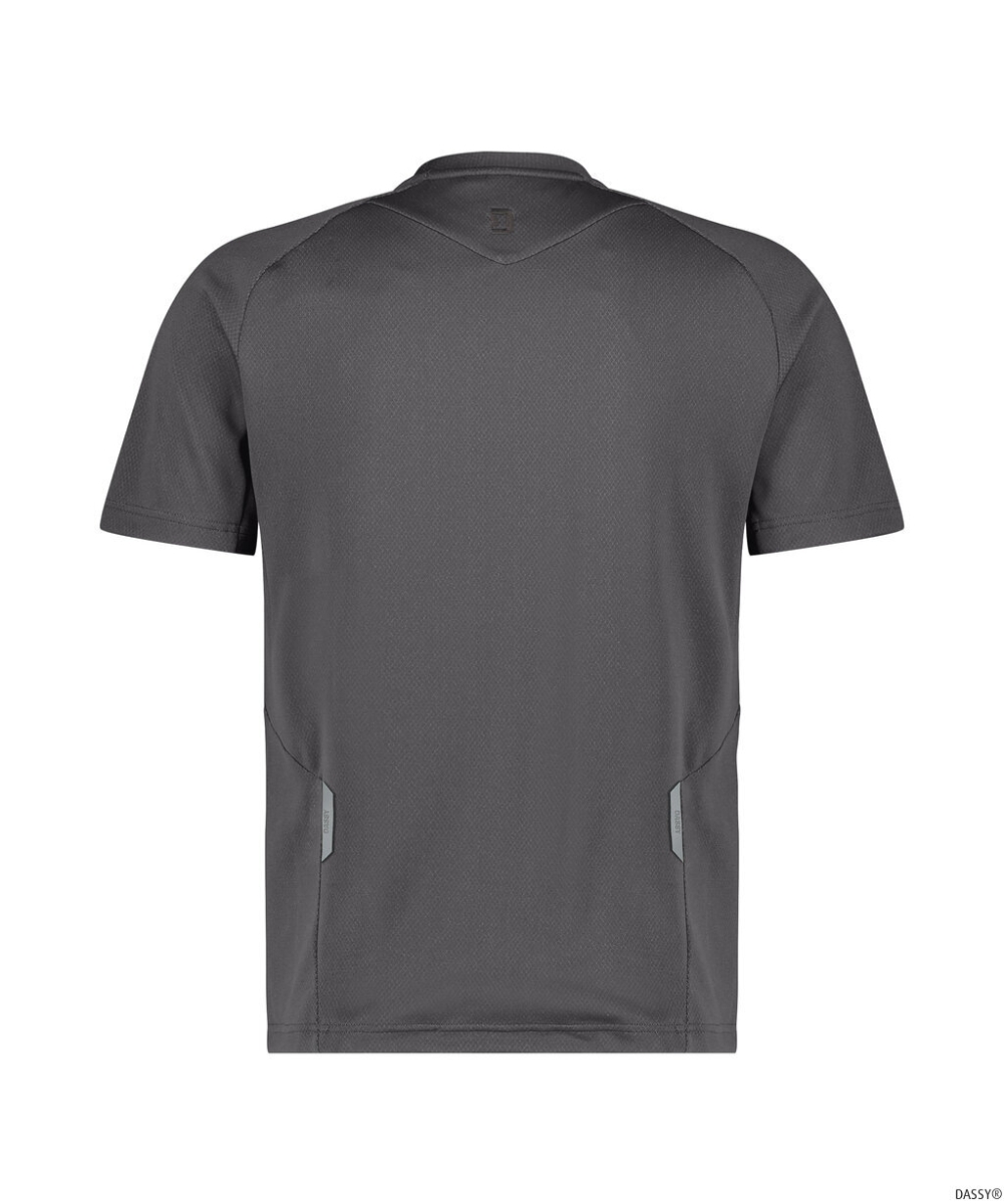 DASSY-T-Shirt VIVID, 200 g/m², anthrazitgrau