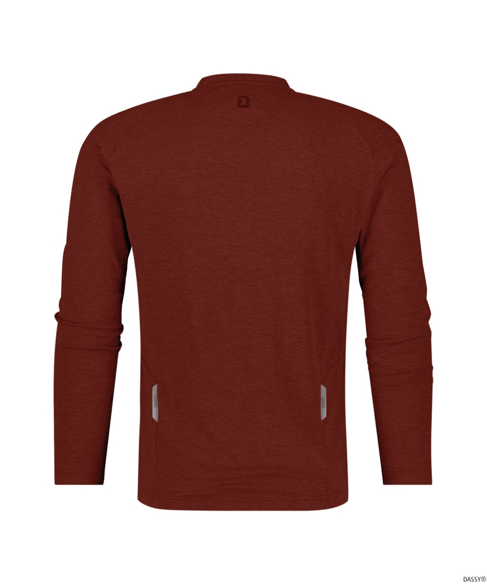 DASSY-Henley SERENGETI, 163 g/m², gebranntes ziegelrot