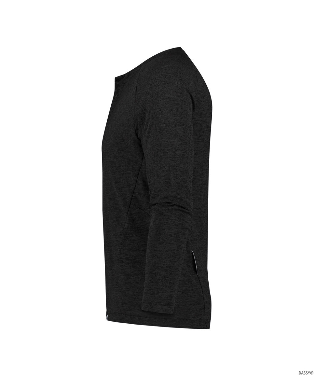 DASSY-Henley SERENGETI, 163 g/m², schwarz