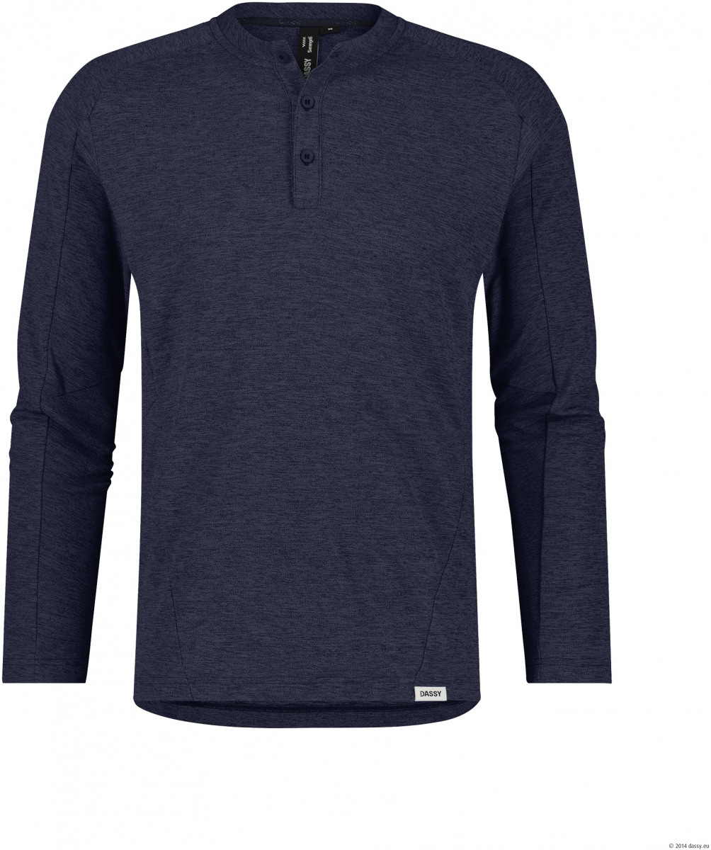 DASSY-Henley SERENGETI, 163 g/m², nachtblau