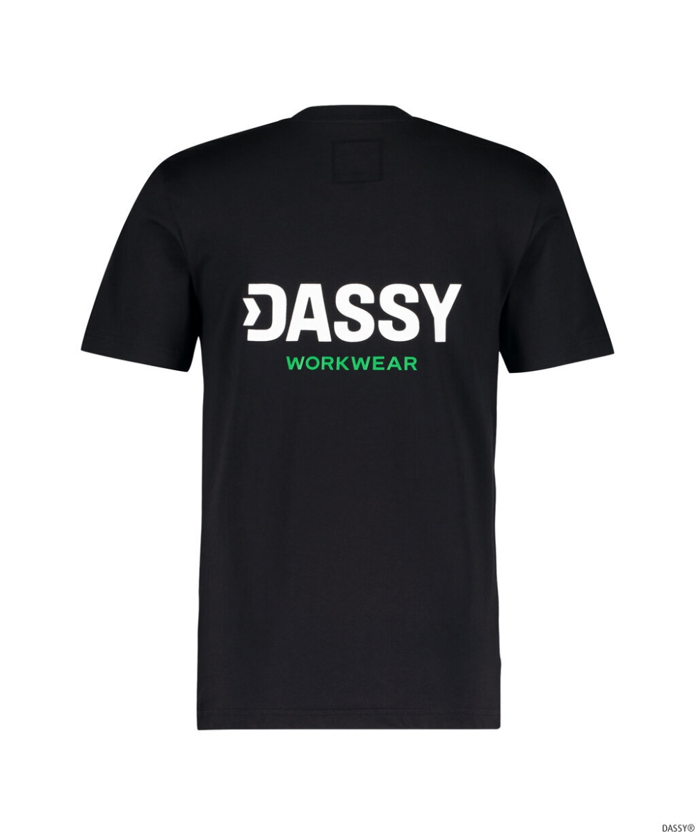 DASSY-T-Shirt TIM, 180 g/m², schwarz