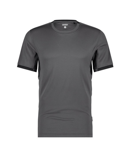 DASSY-T-Shirt NEXUS NEXT, 140 g/m², anthrazitgrau/schwarz