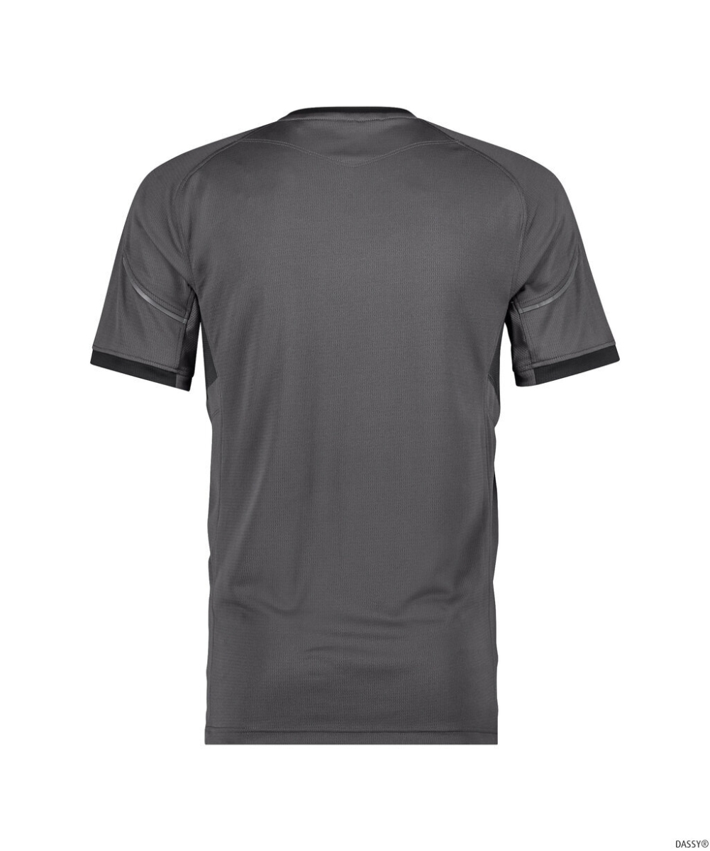 DASSY-T-Shirt NEXUS NEXT, 140 g/m², anthrazitgrau/schwarz