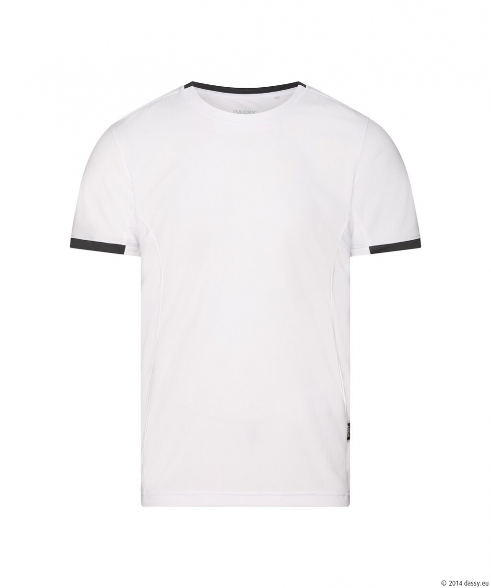 DASSY® Nexus Next T-shirt, weiß/anthrazitgrau