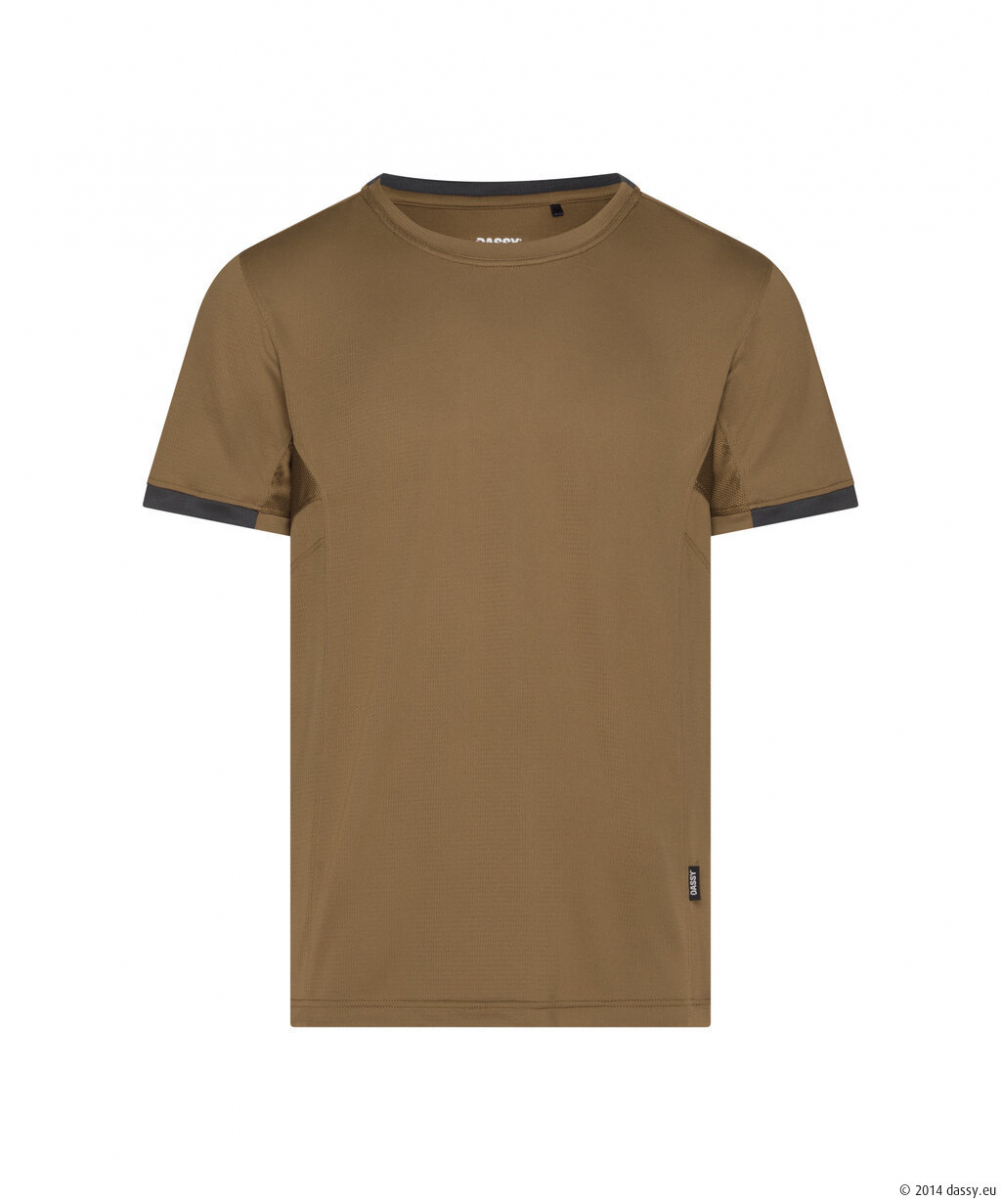 DASSY® Nexus Next T-shirt, Lehmbraun/anthrazitgrau