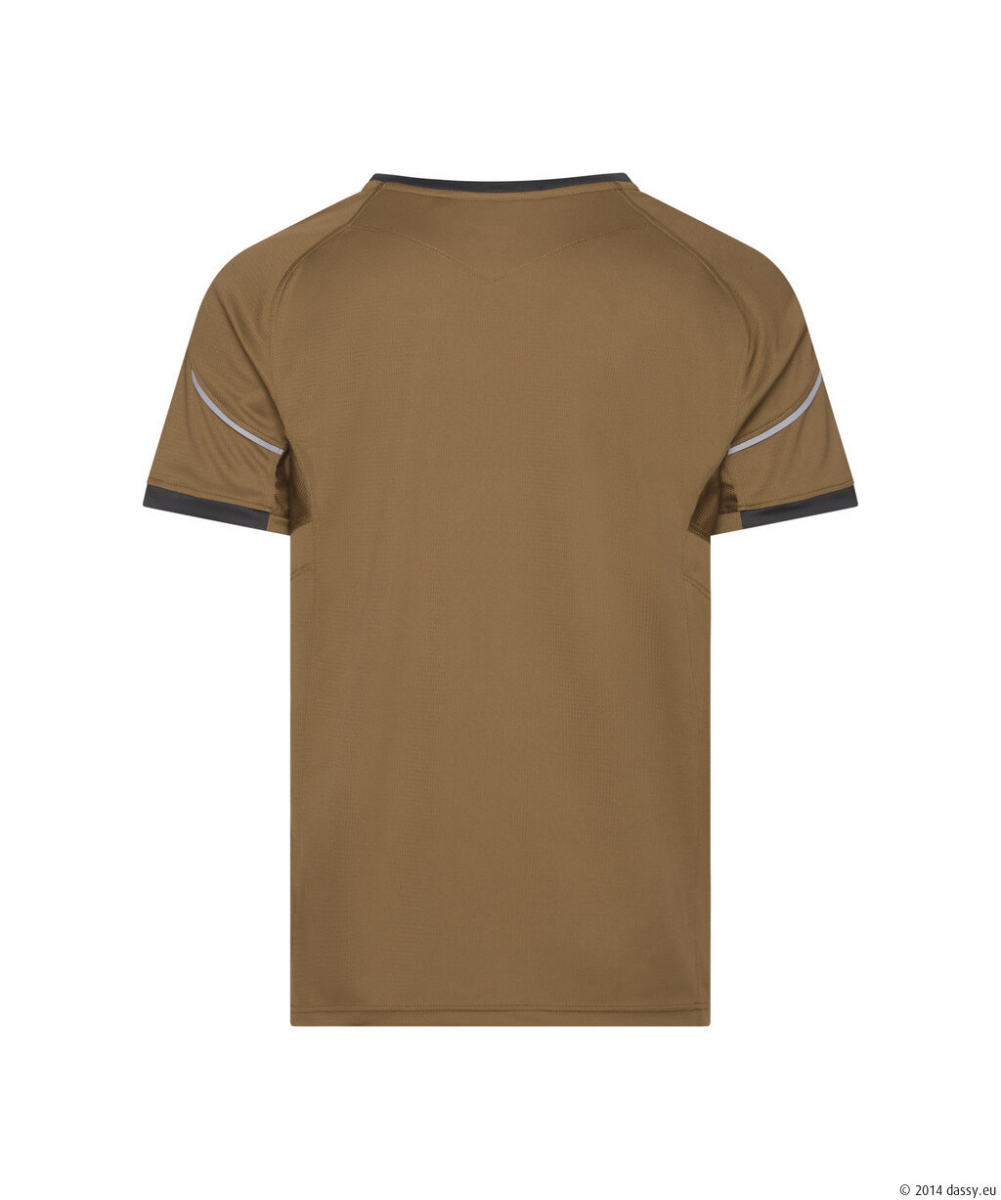 DASSY® Nexus Next T-shirt, Lehmbraun/anthrazitgrau