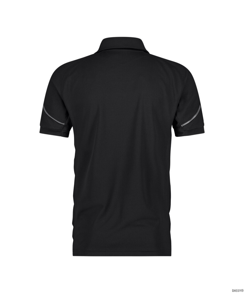 DASSY-Poloshirt TRAXION NEXT, 215 g/m², schwarz