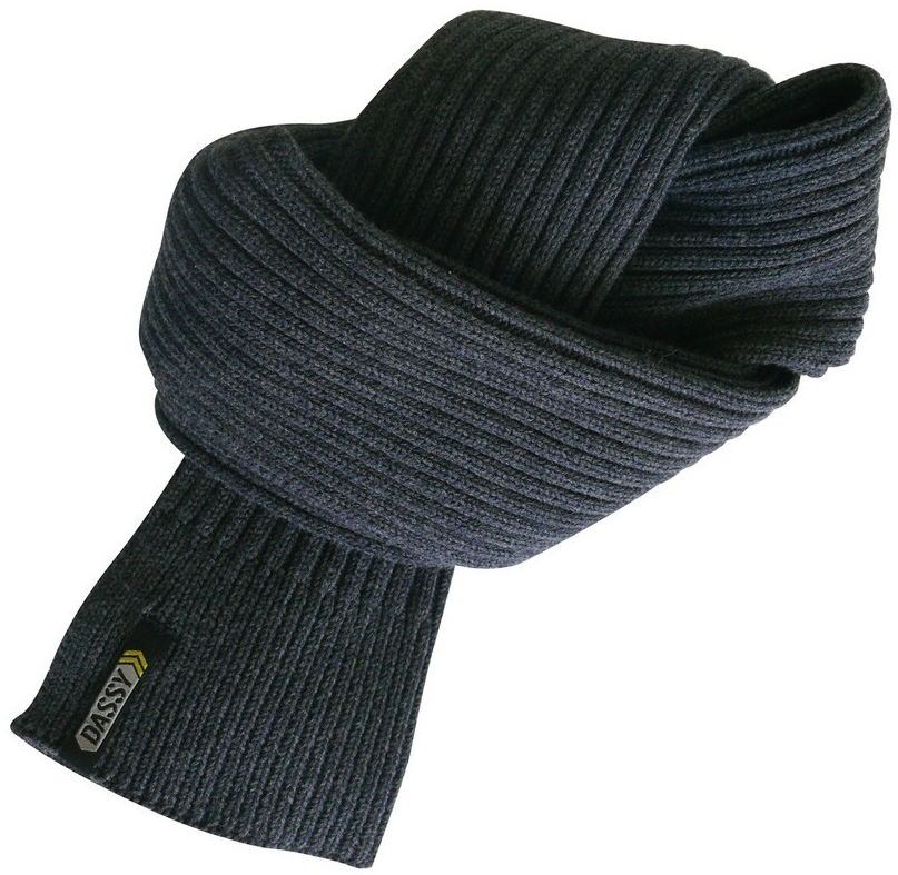 DASSY-Strickschal "AURA", schwarz