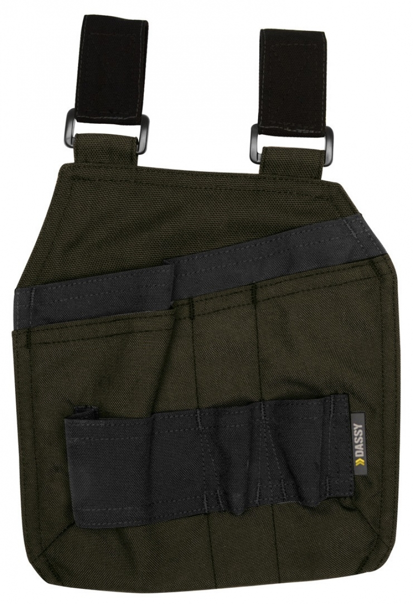 DASSY-Werkzeugtaschen mit Schlaufen "CORDON", olivgrn/schwarz