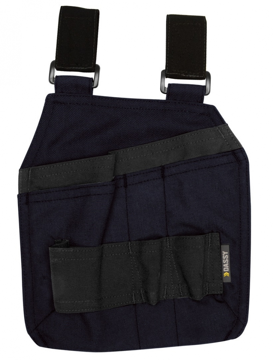 DASSY-Werkzeugtaschen mit Schlaufen "CORDON", dunkelblau/schwarz