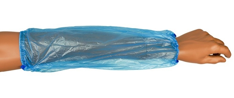 PE-Ärmelschoner, 40x20 cm blau, VE = 2000 Stk.