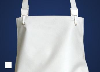 SCHLACHTHAUSFREUND-Workwear, Primus-Schürze, 1297, Kante genäht, weiß, VE = 5