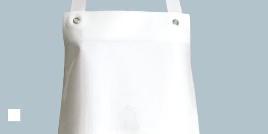 SCHLACHTHAUSFREUND-Workwear, Ledolin L-Schürze, 1358, weiß, VE = 5