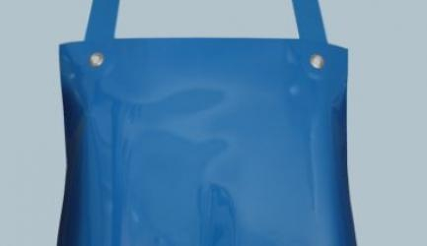 SCHLACHTHAUSFREUND-Workwear, Ledolin L-90-Schürze, 1392, rot, VE = 5