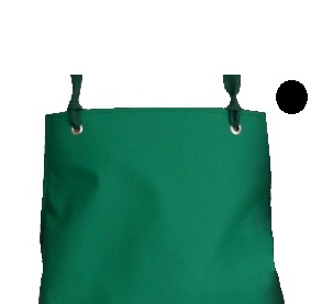 SCHLACHTHAUSFREUND-Workwear, Ledotex EL-90-Schürze, 1406, schwarz, VE = 5