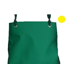 SCHLACHTHAUSFREUND-Workwear, Ledotex EL-70-Schürze, 1413, gelb, VE = 5