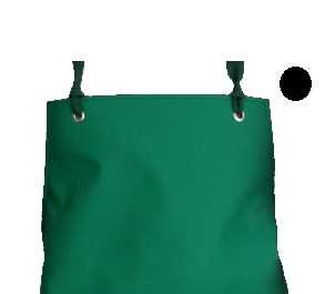 SCHLACHTHAUSFREUND-Workwear, Ledotex EL-70-Schürze, 1415, schwarz, VE = 5