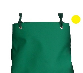 SCHLACHTHAUSFREUND-Workwear, Ledotex EL-70-Schürze, 1415, gelb, VE = 5