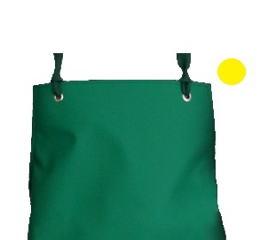 SCHLACHTHAUSFREUND-Workwear, Ledotex EL-70-Schürze, 1416, gelb, VE = 5