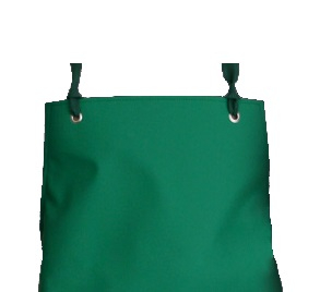 SCHLACHTHAUSFREUND-Workwear, Ledotex EL-70-Schürze, 1418, grün, VE = 5