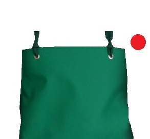 SCHLACHTHAUSFREUND-Workwear, Ledotex EL-70-Schürze, 1418, rot, VE = 5