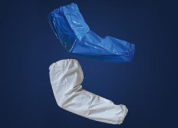 SCHLACHTHAUSFREUND-Workwear, Ledolin Pure Ärmelschoner, 1563, blau, VE = 5