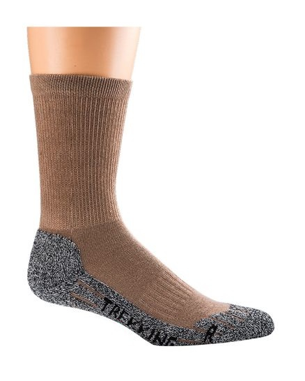 WOWERAT-COOLMAX-Trekking-Socken, Funktions-Sport-Arbeits-Berufs-Socken, khaki