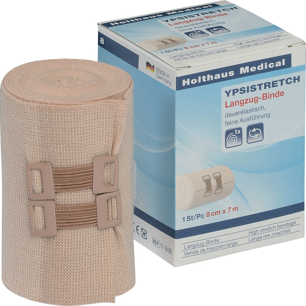 Holthaus Medical, Erste Hilfe, YPSISTRETCH Langzug-Binde , 6 cm x 7 m