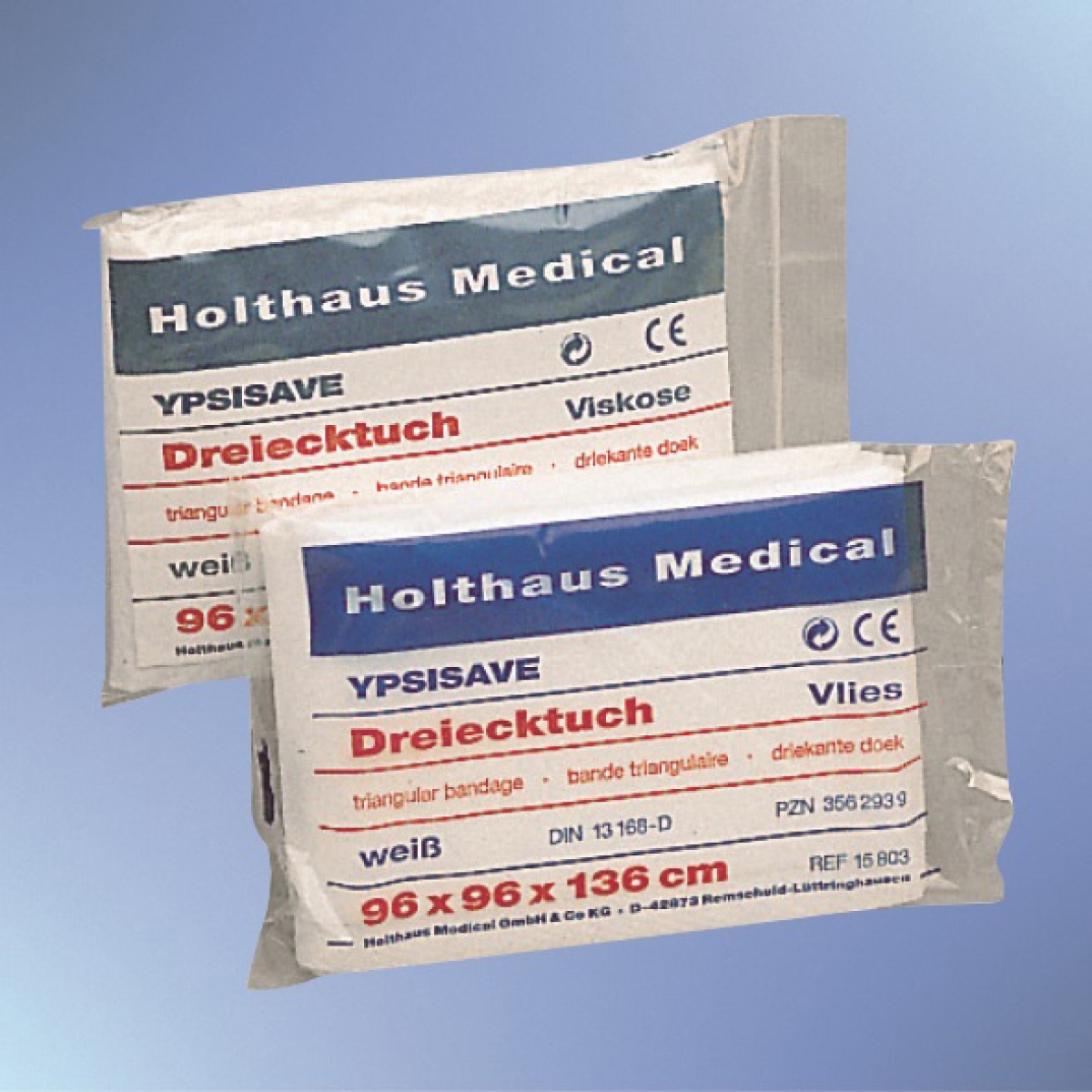 Holthaus Medical, Erste-Hilfe, YPSISAVE Dreiecktuch, 96 x 96 x 136 cm