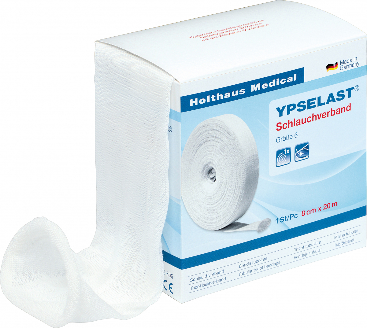 Holthaus Medical, Erste-Hilfe, YPSELAST Schlauchverband, 1,5 cm x 20 m