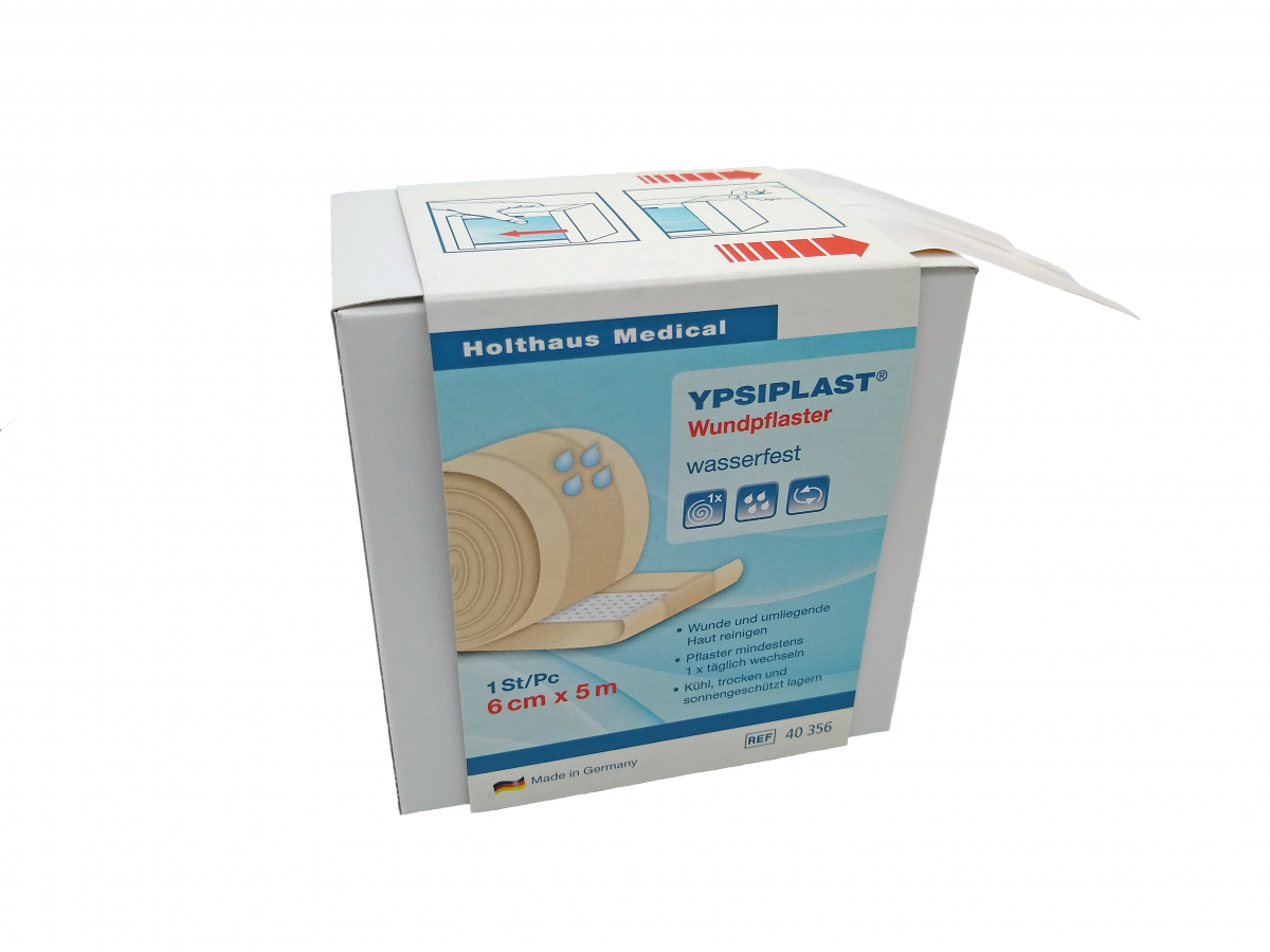 Holthaus Medical, Erste-Hilfe, YPSIPLAST® Wundpflaster , 6 cm x 5 m