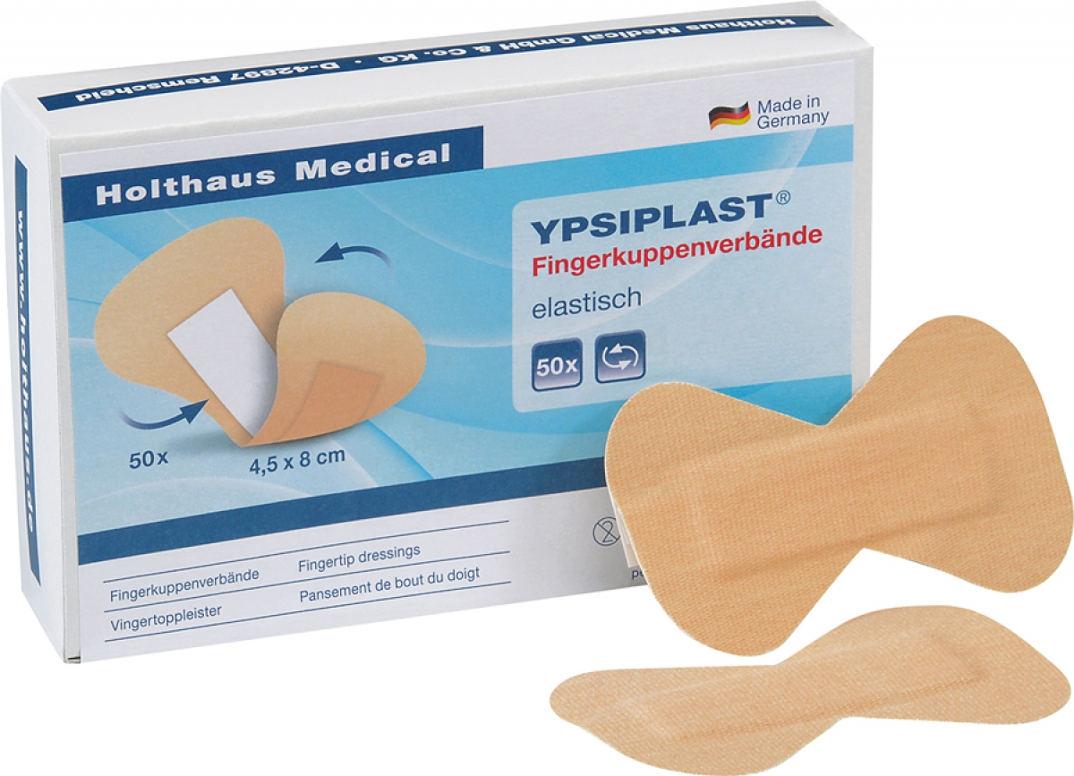 Holthaus Medical, Erste-Hilfe, YPSIPLAST Fingerkuppenverband, 4,5 x 8 cm