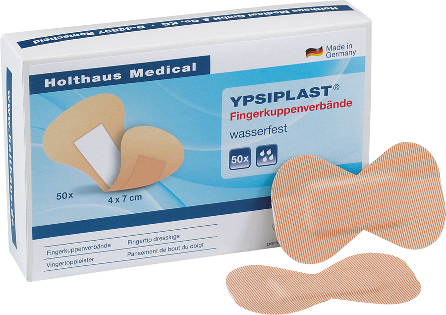 Holthaus Medical, Erste-Hilfe, YPSIPLAST Fingerkuppenverband, 4 x 7 cm