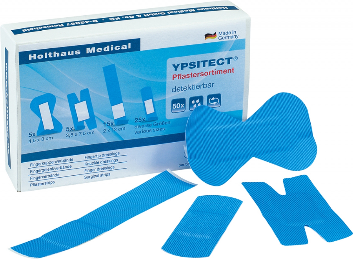 Holthaus Medical, Erste-Hilfe, YPSITECT Sortiment detectable ,