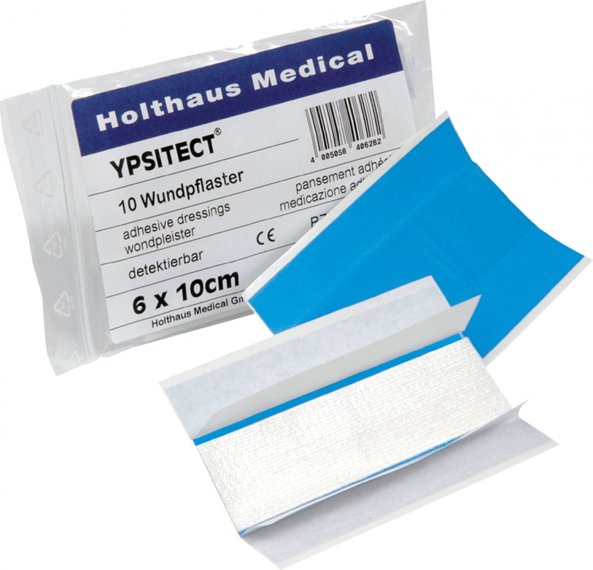 Holthaus Medical, Erste-Hilfe, YPSITECT Wundpflaster , 6 x 10 cm