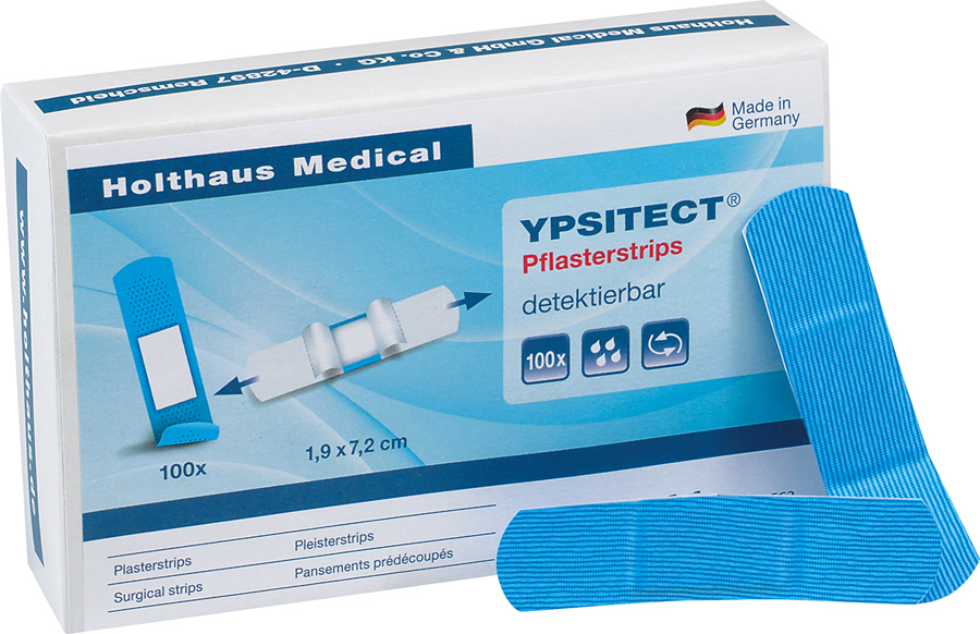 Holthaus Medical, Erste-Hilfe, YPSITECT® Pflasterstrips , 1,9 x 7,2 cm