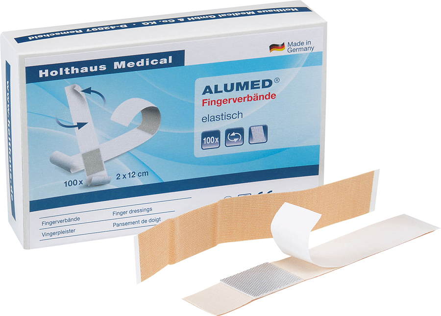 Holthaus Medical, Erste-Hilfe, Alumed Fingerverband, 2 x 12 cm