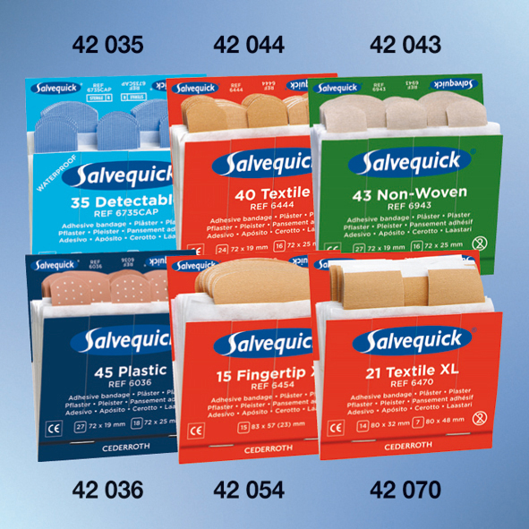Holthaus Medical, Erste-Hilfe, Salvequick®-Refill-Einsatz 6036, wasserabweisend