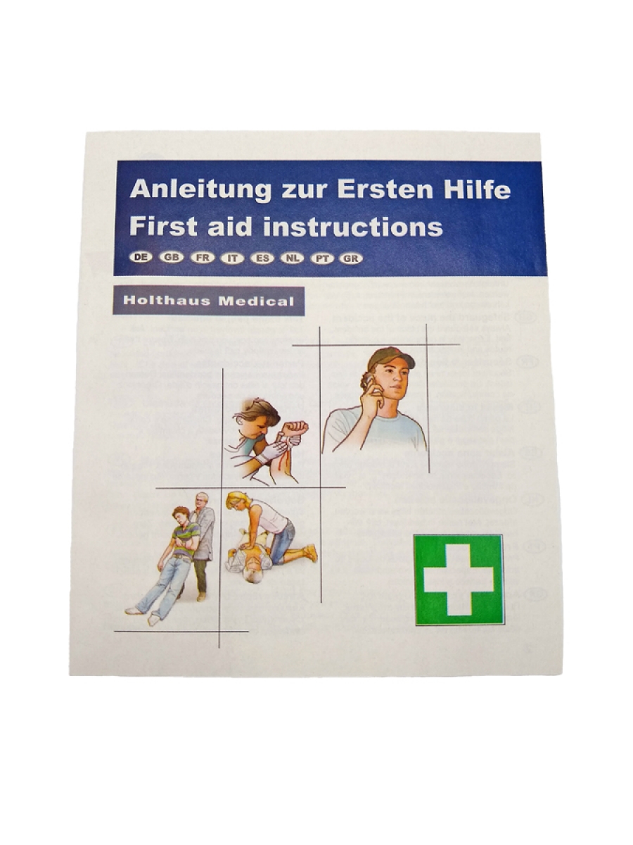 Holthaus Medical, Erste-Hilfe, Anleitung Erste Hilfe