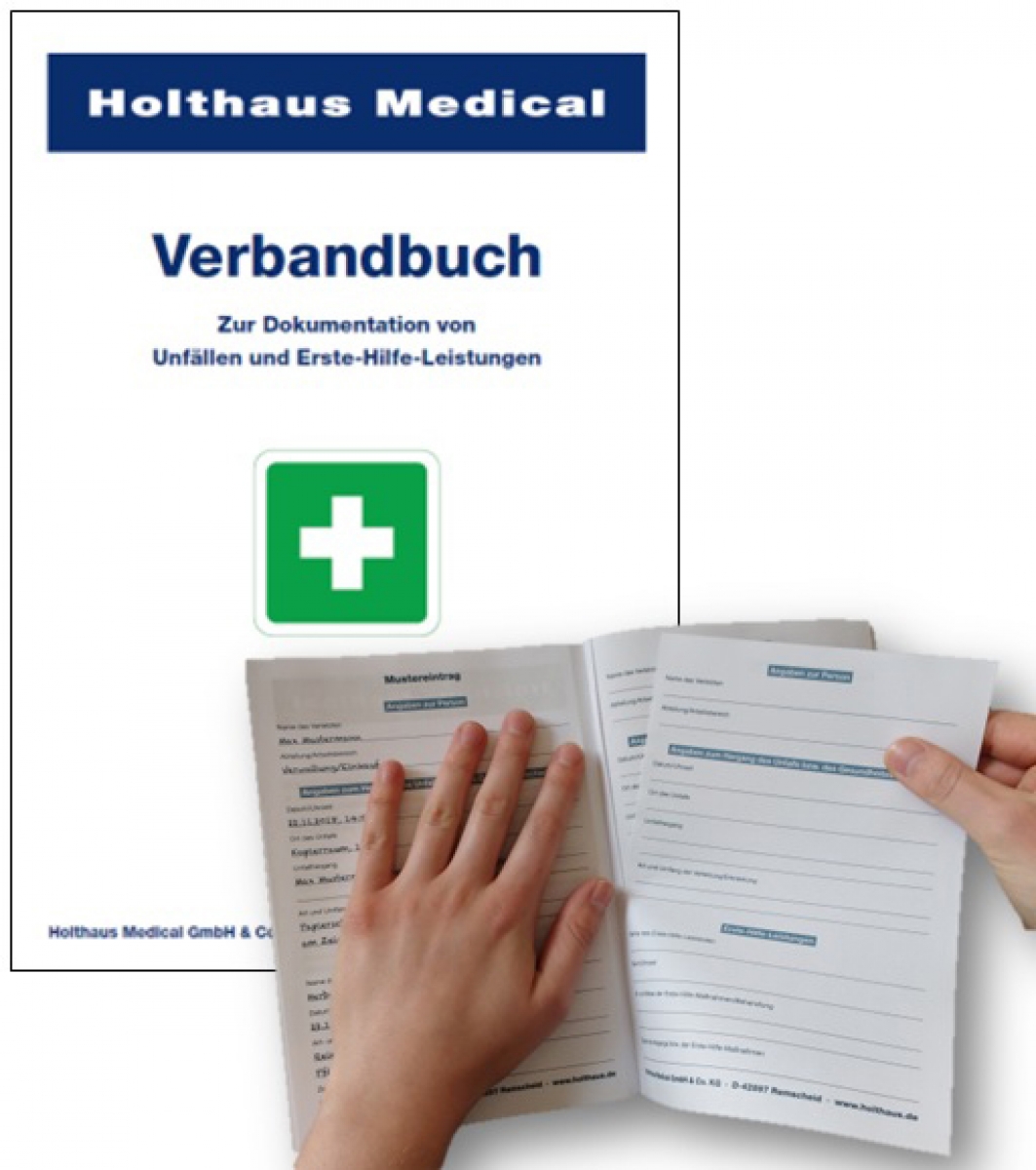 Holthaus Medical, Erste-Hilfe, Verbandbuch