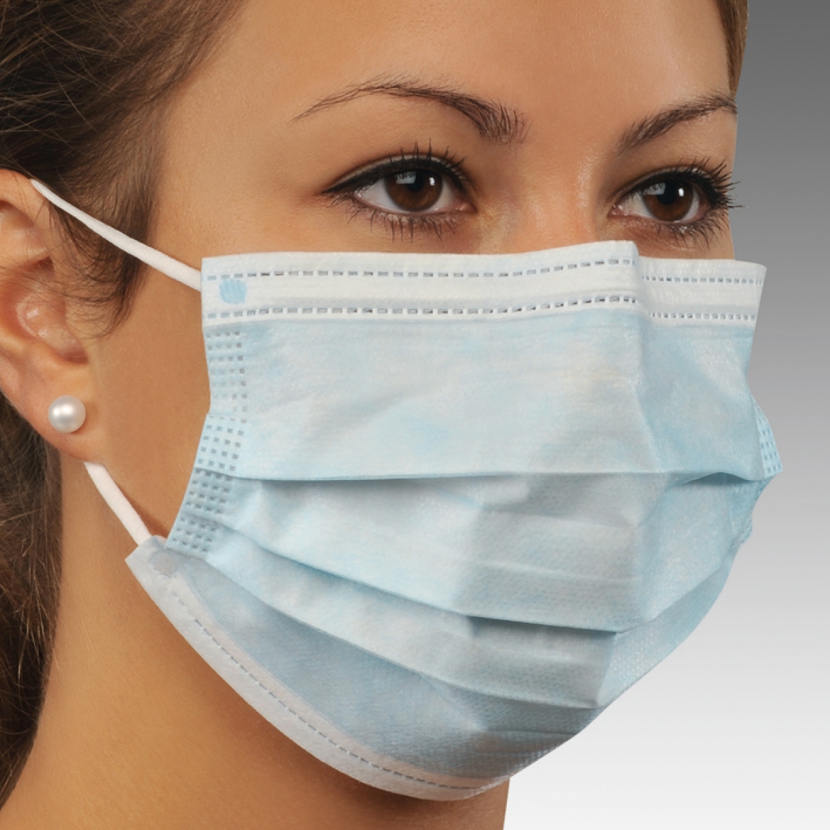 Holthaus Medical, Erste-Hilfe, Mund- und Nasenmasken, blau