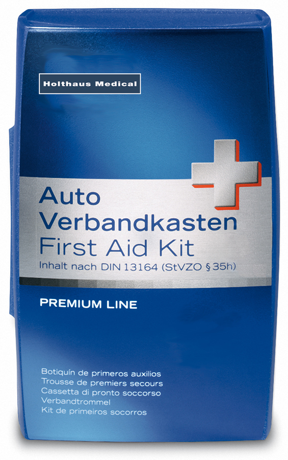 Holthaus Medical, Erste-Hilfe, Premium Verbandkasten blau